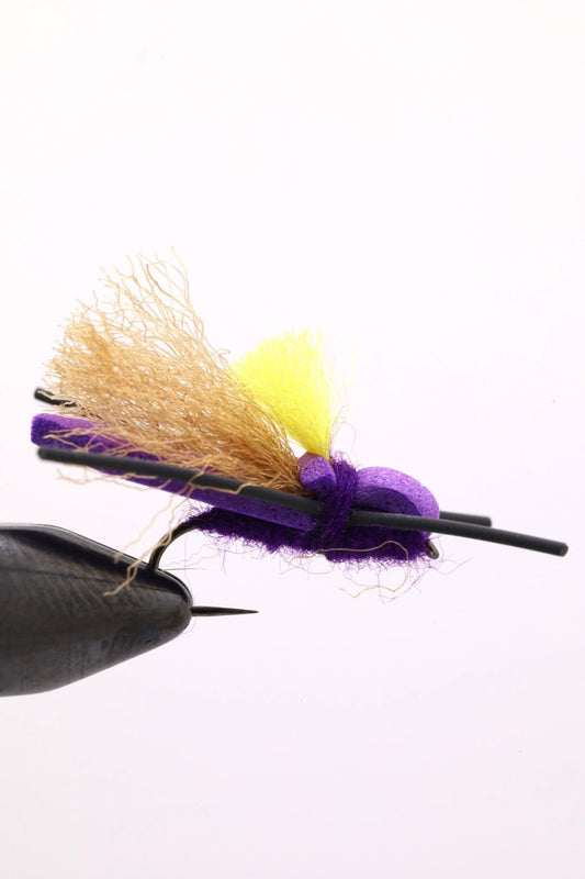 Purple Foamie Homie Flopper - Hazy Fly Fishing