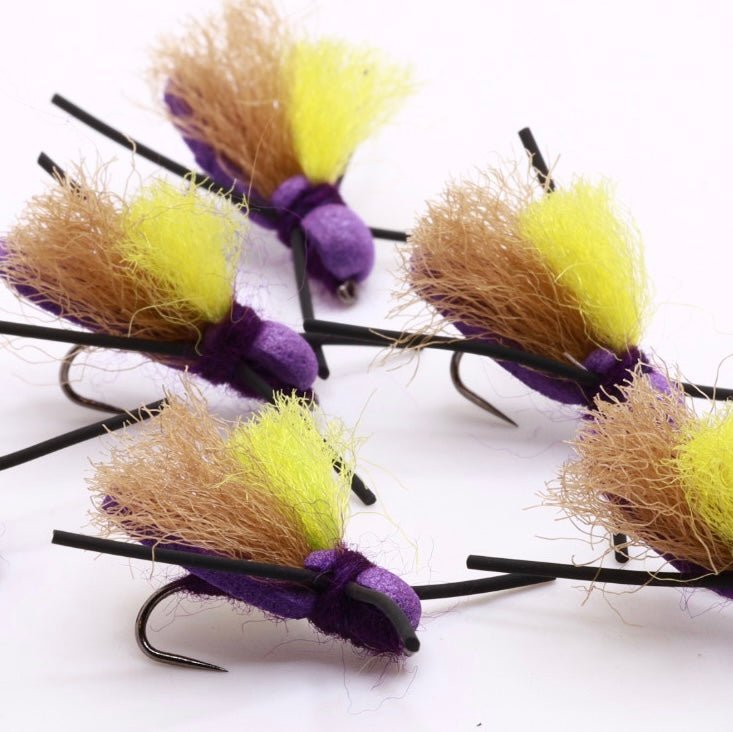 Purple Mini Flopper - Hazy Fly Fishing