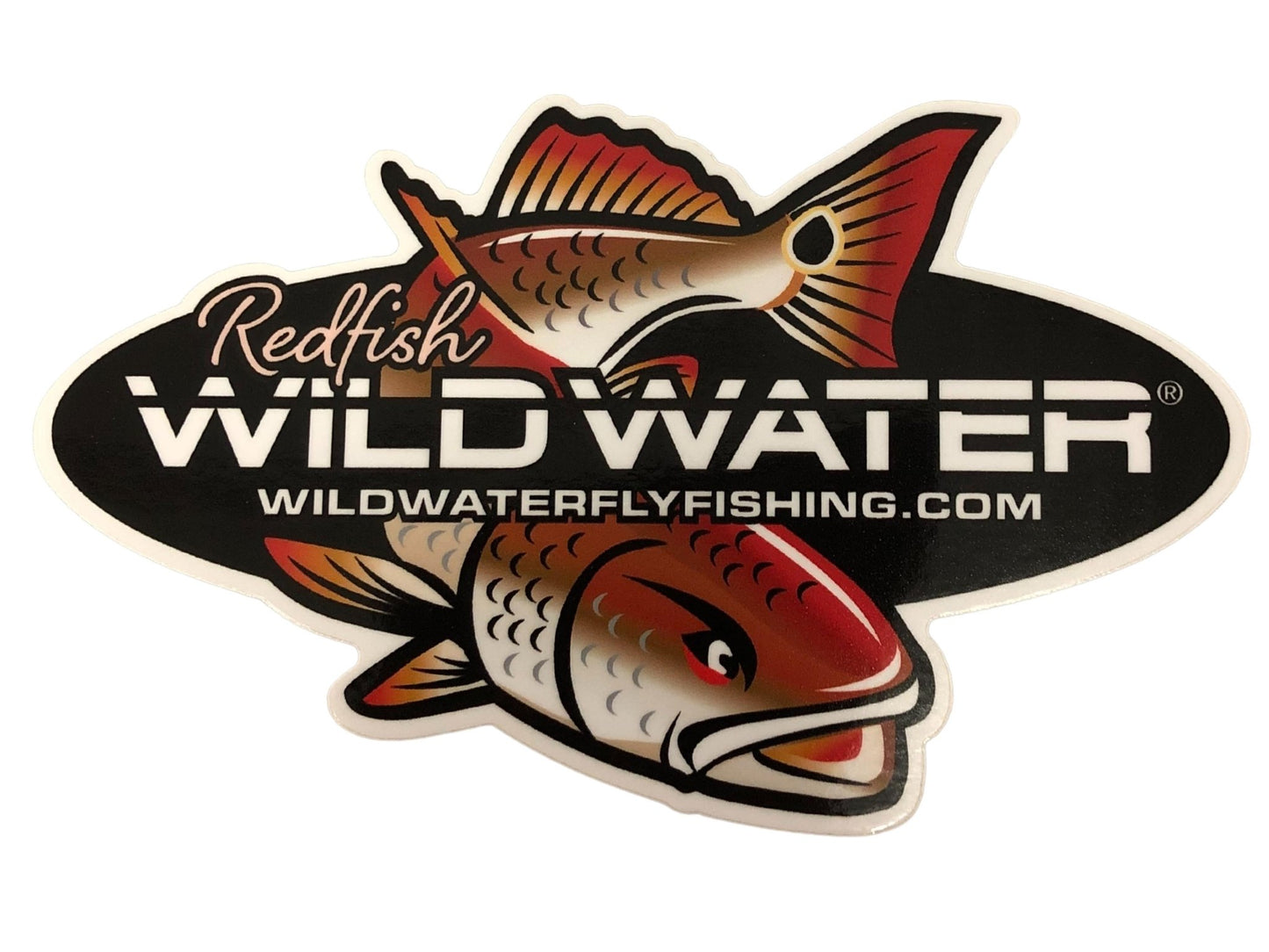 Redfish Sticker | Wild Water Fly Fishing - Hazy Fly Fishing