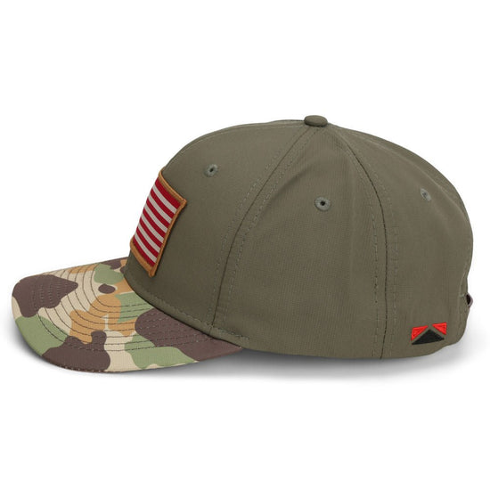 Riverside Old School Flag Cap Structured Ripstop Cap - Hazy Fly Fishing