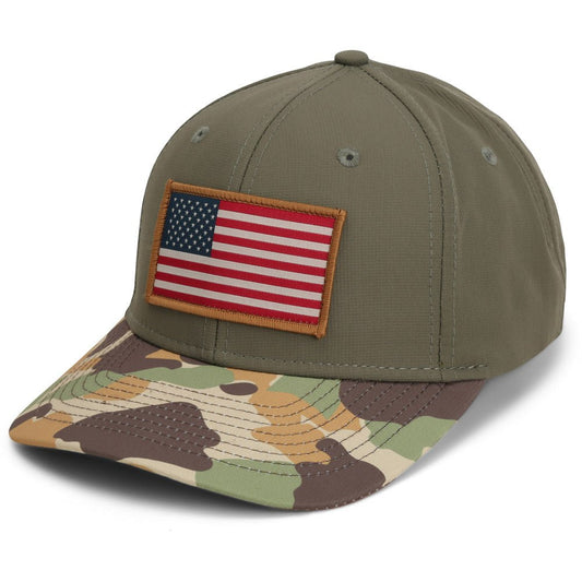 Riverside Old School Flag Cap Structured Ripstop Cap - Hazy Fly Fishing