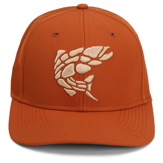 Rock Fish 3 - D Puff Embroidery Performance RipStop Fishing Hat - Hazy Fly Fishing