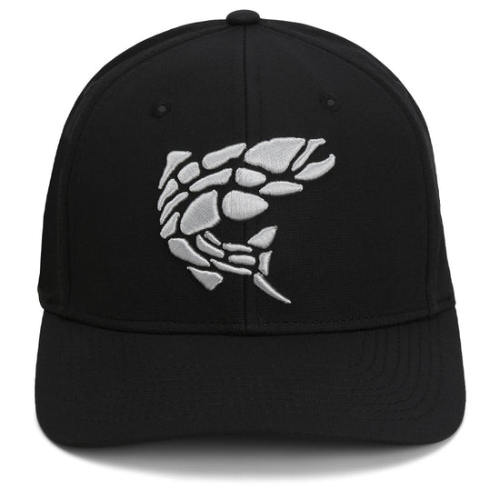 Rock Fish 3 - D Puff Embroidery Performance RipStop Fishing Hat - Hazy Fly Fishing