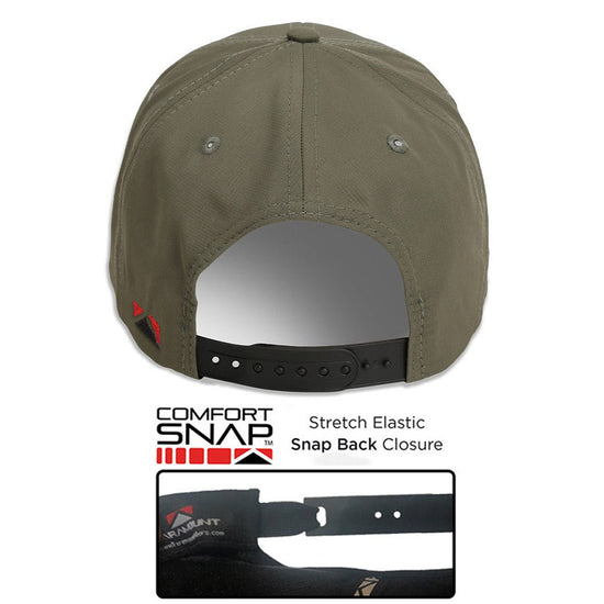 Rock Fish 3 - D Puff Embroidery Performance RipStop Fishing Hat - Hazy Fly Fishing