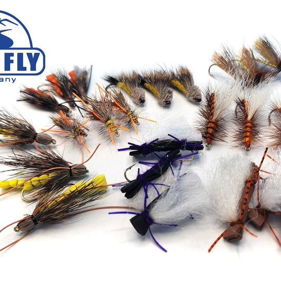 Salmonfly/Stonefly Dry Fly Assortment - 24 Flies 44 - Hazy Fly Fishing