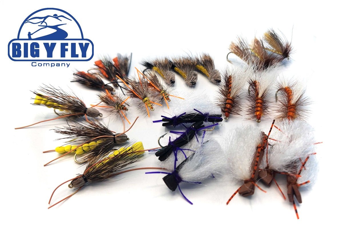 Salmonfly/Stonefly Dry Fly Assortment - 24 Flies 44 - Hazy Fly Fishing