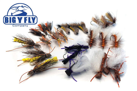 Salmonfly/Stonefly Dry Fly Assortment - 24 Flies 44 - Hazy Fly Fishing