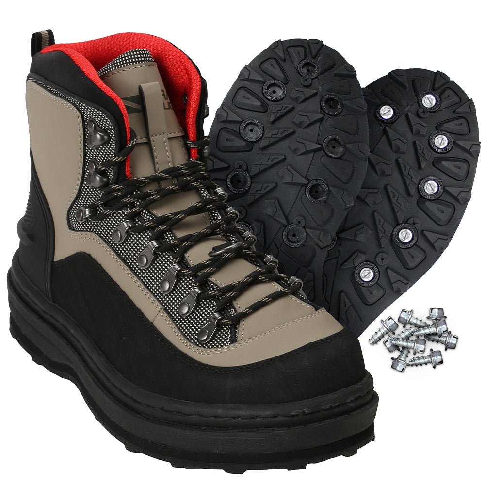 Slate Cleated Rubber Bottom Wading Boots - Hazy Fly Fishing