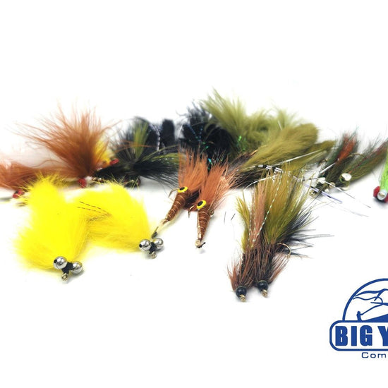 Smallmouth Bass Assortment - 24 Flies 52 - Hazy Fly Fishing
