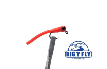 Squirmy Worm Jig (with weighted eyes) - Hazy Fly Fishing