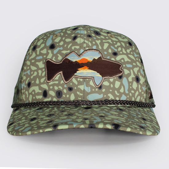 Sunset Walleye 6-Panel | Riverside - Hazy Fly Fishing