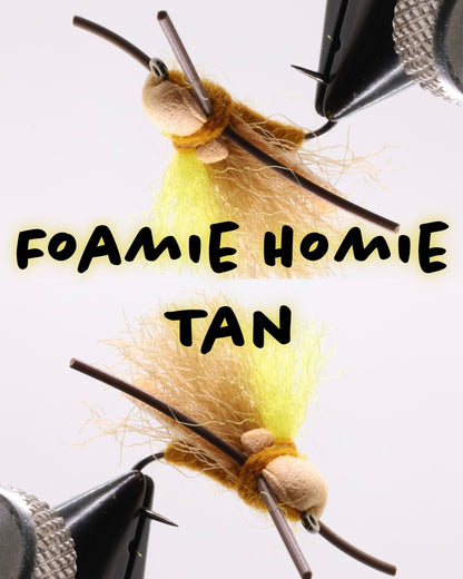 Tan Foamie Homie Flopper - Hazy Fly Fishing