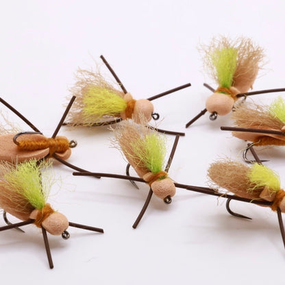 Tan Mini Flopper - Hazy Fly Fishing