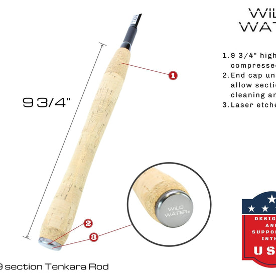 Tenkara Fly Fishing Kit, 12ft Rod | Wild Water Fly Fishing - Hazy Fly Fishing