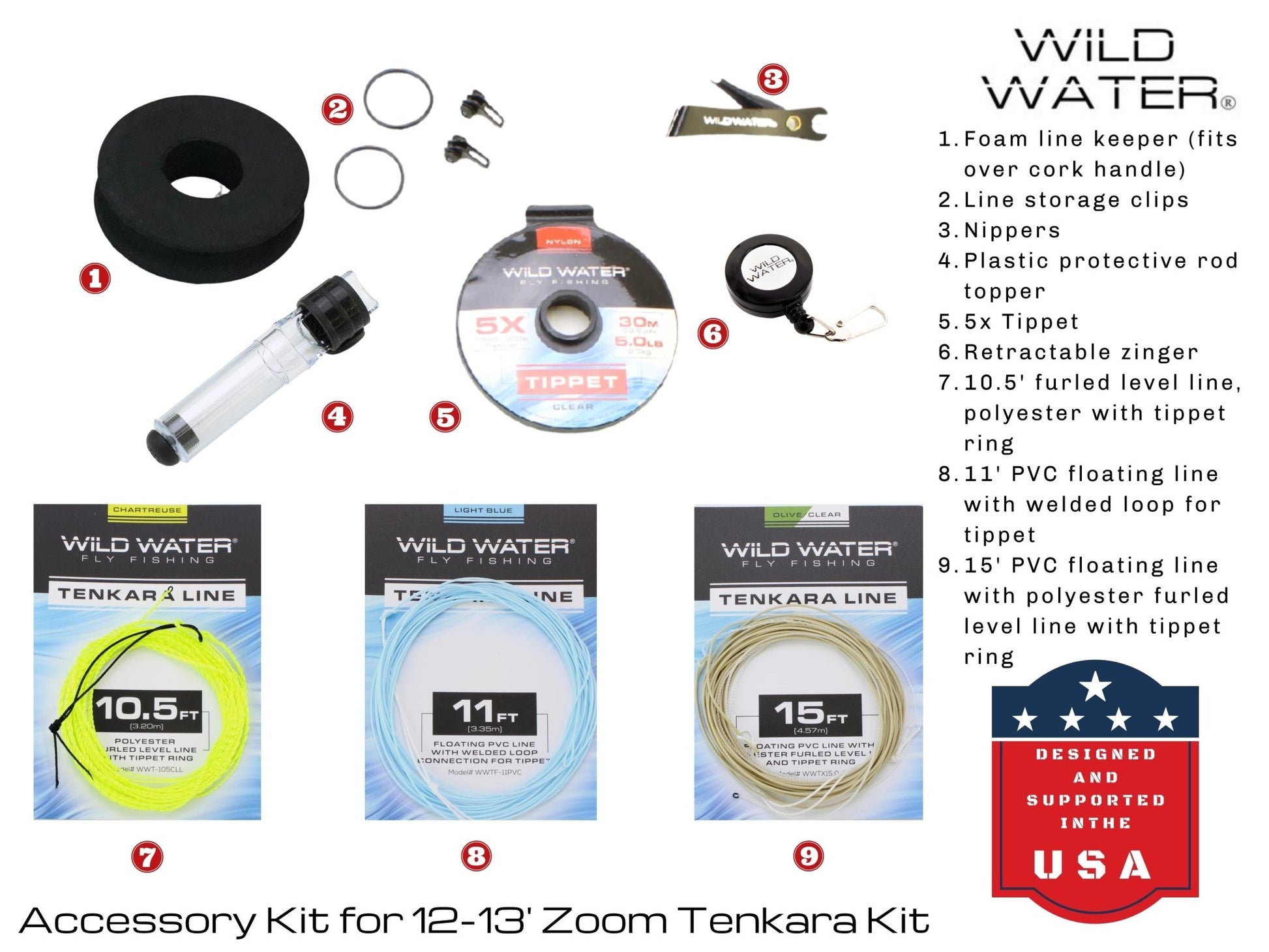 Tenkara Zoom Fly Fishing Kit, 12 - 13ft Rod | Wild Water Fly Fishing - Hazy Fly Fishing