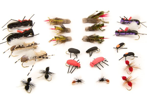 Terrestrials Assortment - 24 Flies 54 - Hazy Fly Fishing