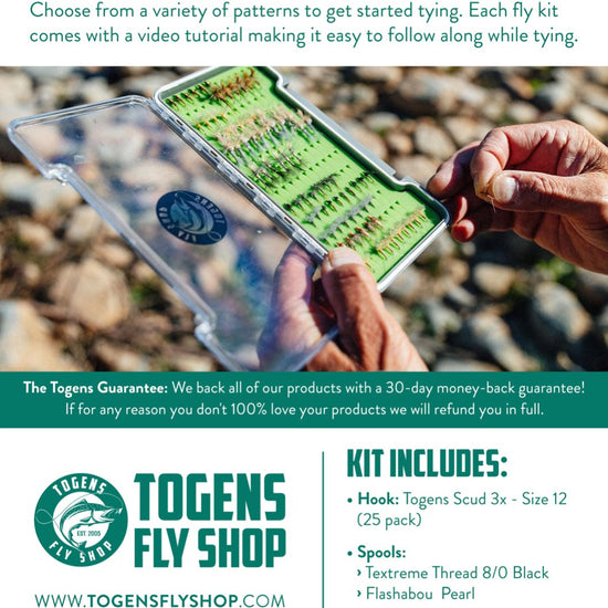 Togens Mini Leech Fly Tying Kit - Hazy Fly Fishing