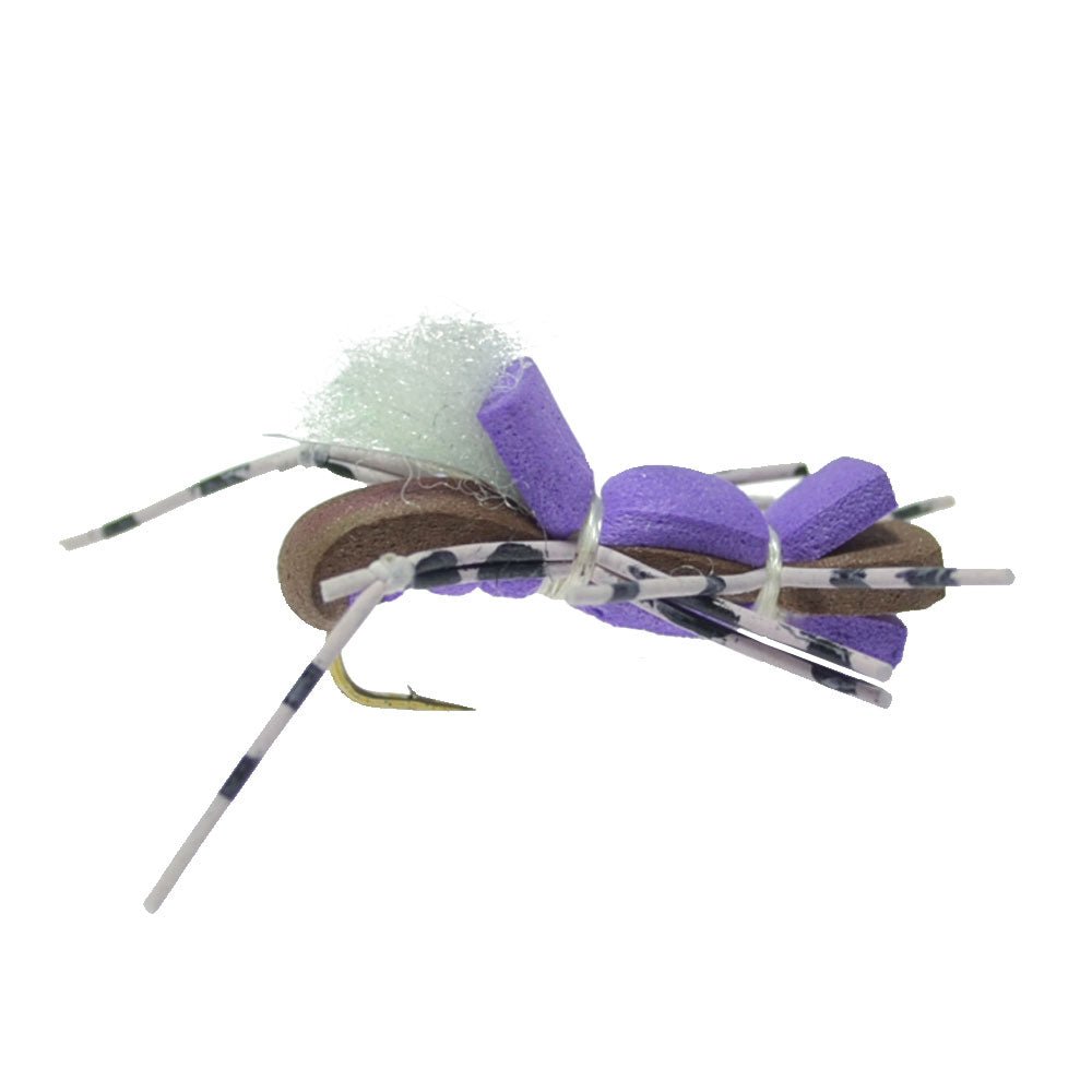 Trout Fly Assortment - Premium Terrestrial Flies - 24 Essential Hoppers, Ants and Beetles with Fly Box - Hazy Fly Fishing
