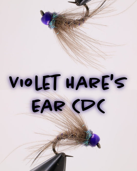 Violet Hare’s Ear CDC - Hazy Fly Fishing