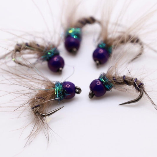 Violet Hare’s Ear W/ CDC - Hazy Fly Fishing