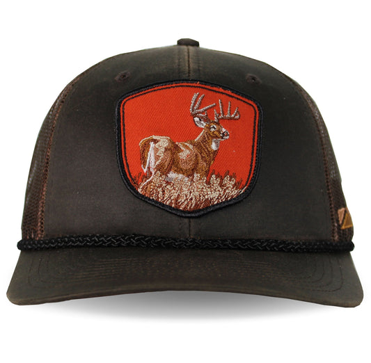 Wax Cloth Deer Patch Cap - Hazy Fly Fishing