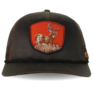 Wax Cloth Deer Patch Cap - Hazy Fly Fishing