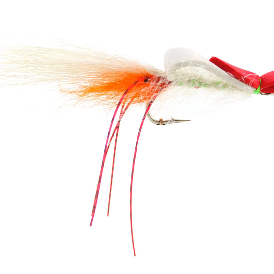 White and Pink Shrimp Saltwater EP Foam Fly, size 2/0 | Qty. 2 | Wild Water Fly Fishing - Hazy Fly Fishing