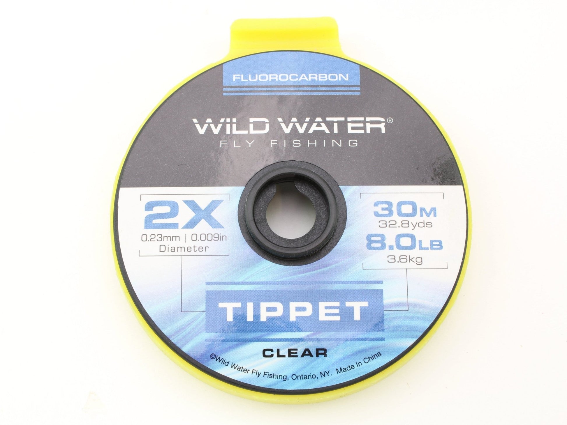 Wild Water Fly Fishing Fluorocarbon Tippet Spool 2X, 30m - Hazy Fly Fishing