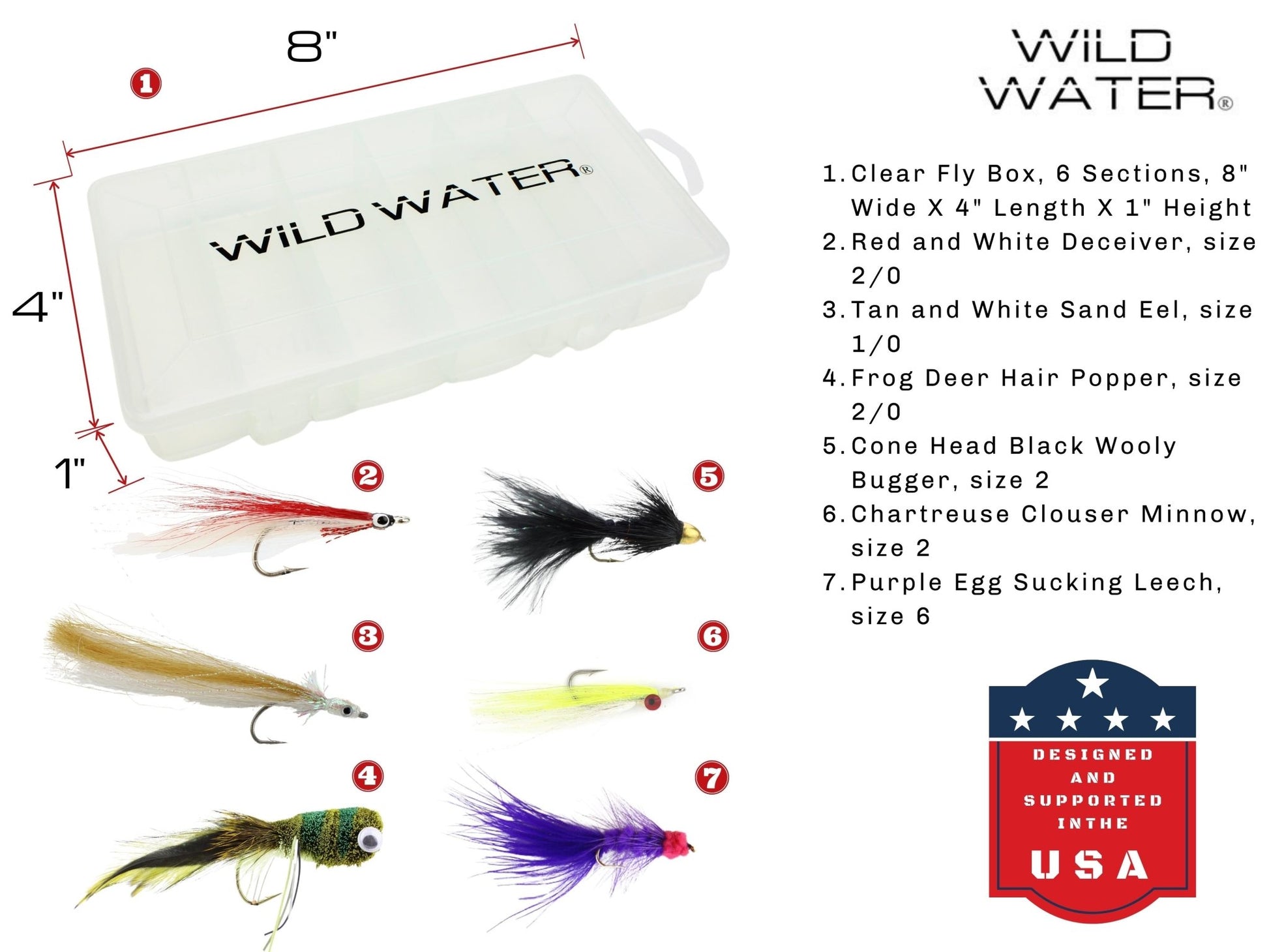 Wild Water Fly Fishing Kit, 9' 7/8 Weight Rod and CNC Reel Package - Hazy Fly Fishing